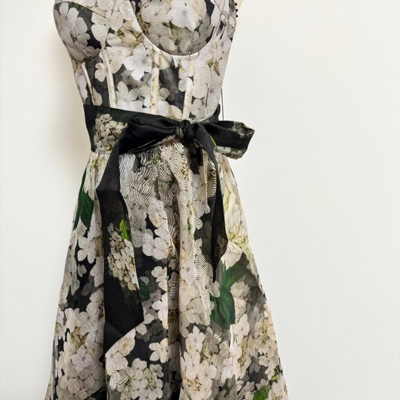 Zimmermann Balance linen and silk bustier dress - Picture 7 of 12